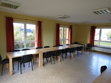 Dorfgemeinschaftshaus Ballendorf Blick in den Raum
